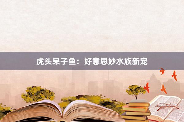 虎头呆子鱼:好意思妙水族新宠